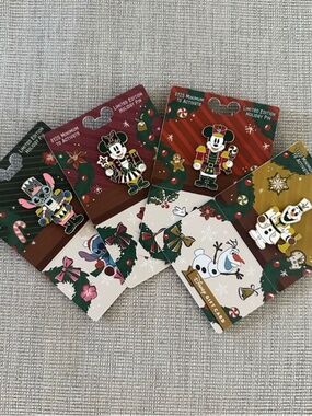 Disney 2025 Happy Holiday‎ Christmas LE 5000 4 Pin Purchase Card Nutcracker Set